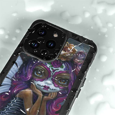 Day of the Dead Gothic Skull Fairy by Jasmine Becket-Griffith iPhone 15 Pro Waterproof Case